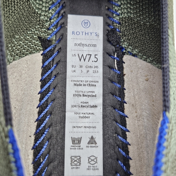 Rothys the Loafer in olive camo size 7.5 - Picture 8 of 8